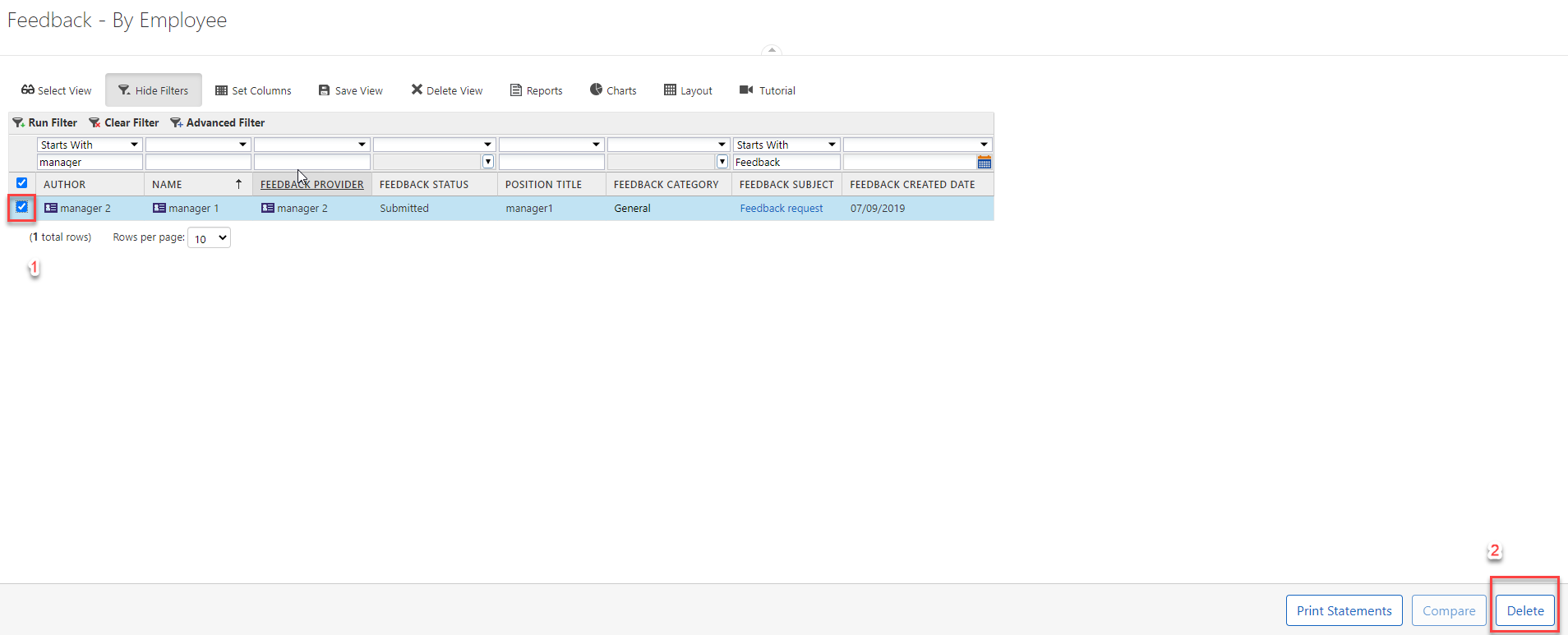 How to remove Anytime Anywhere Feedback Request PeopleFluent
