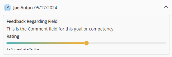Feedback Response Form Field