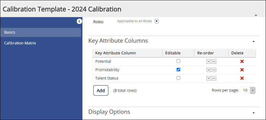 24.07 - Calibration user interface updates – PeopleFluent